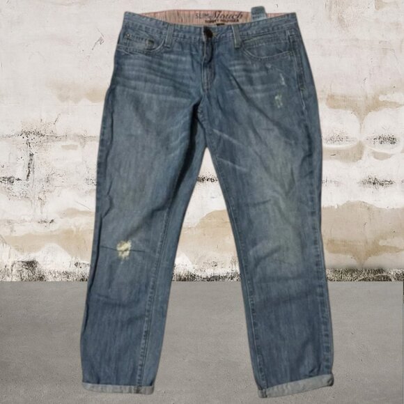 Tommy Hilfiger Denim - Tommy Hilfiger Women's Slim Slouch Blue Boyfriend Jeans Size 6